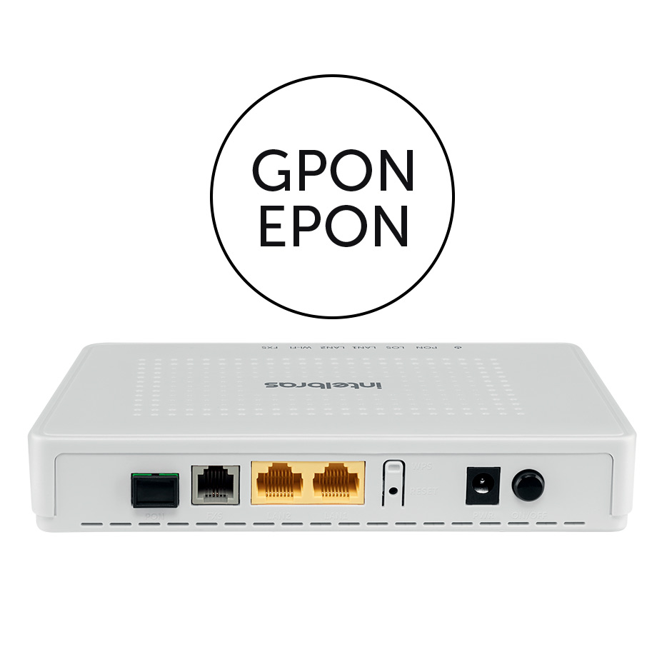 Roteador GPON 2 Portas GE 1 Porta FXS Wi Fi ONT121W Intelbras