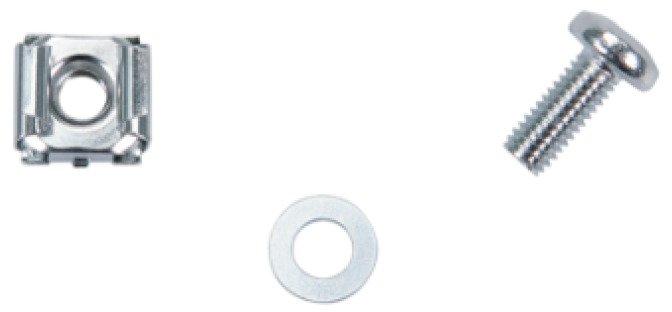 Conjunto Porca Gaiola com Parafuso e Arruela KPP100 Intelbras 100 Peças