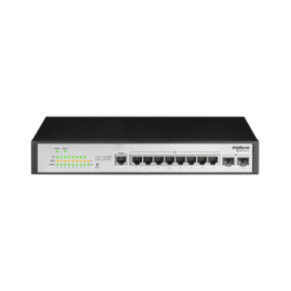 Switch Gerenciável 8 Portas 2P SFP 1000 BASE-X S2310G A Intelbras