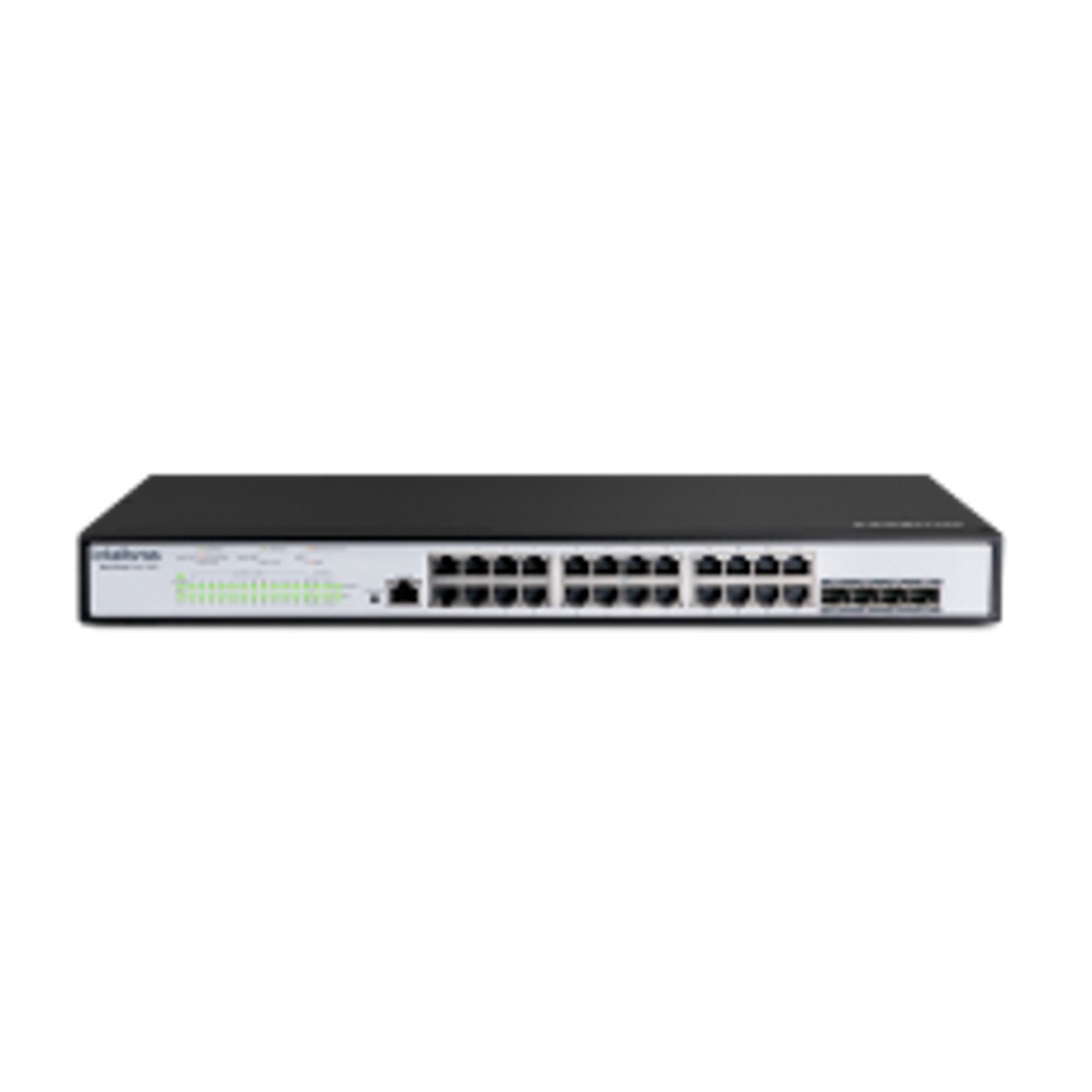 Switch Gerenciável 24 Portas 4P SFP 1000 BASE-X PoE S2328G PA Intelbras