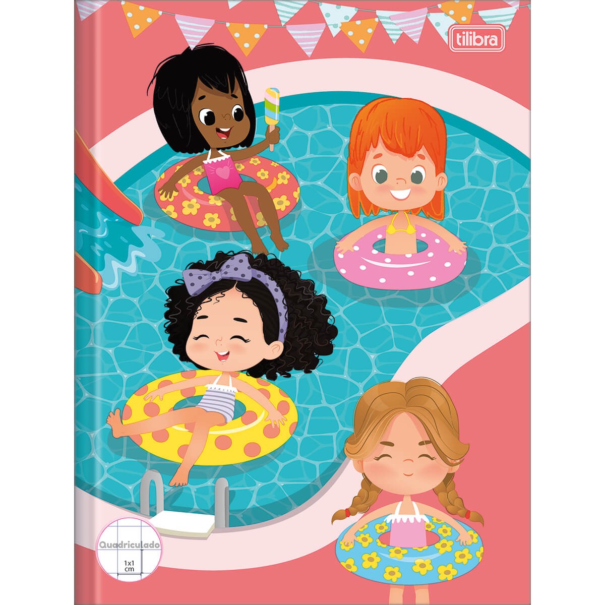 Caderno Brochura Tilibra Sapeca Capa Dura Costurado 40 Folhas com 1 Matéria Sortido