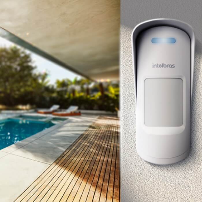 Sensor Infravermelho Passivo Sem Fio IVP 7000 Smart EX Intelbras