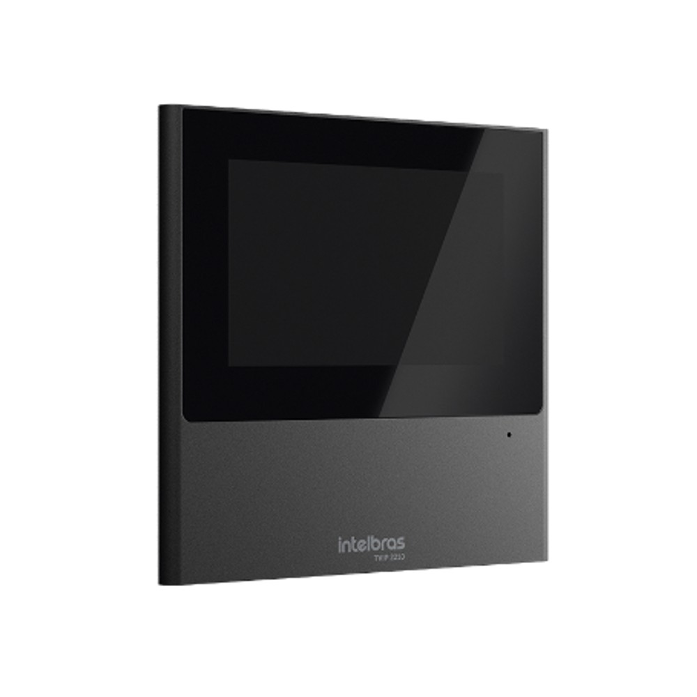 Terminal Interno Video Porteiro TVIP 2210 Preto Intelbras