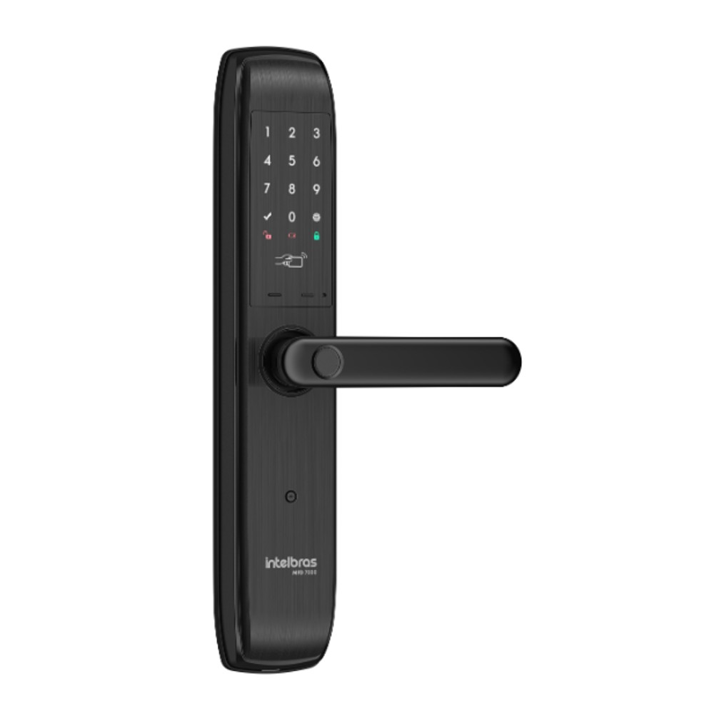 Fechadura Digital Inteligente de Embutir MFD7000 PT Intelbras