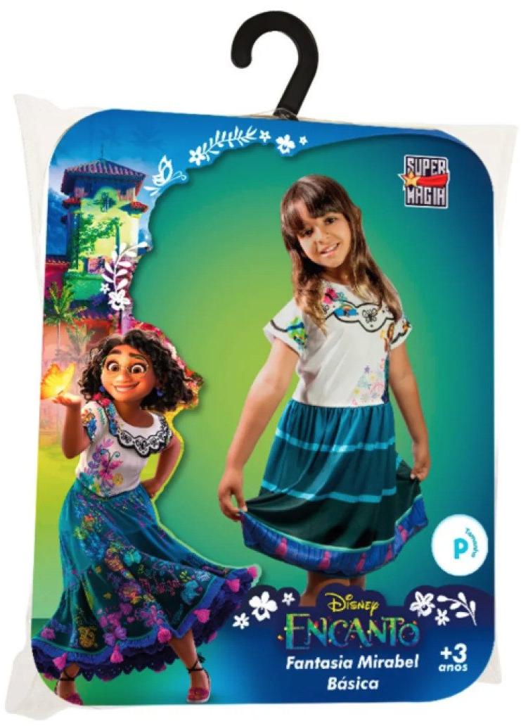 Fantasia Infantil Mirabel Madrigal Tan G Princesas Disney Super Magia