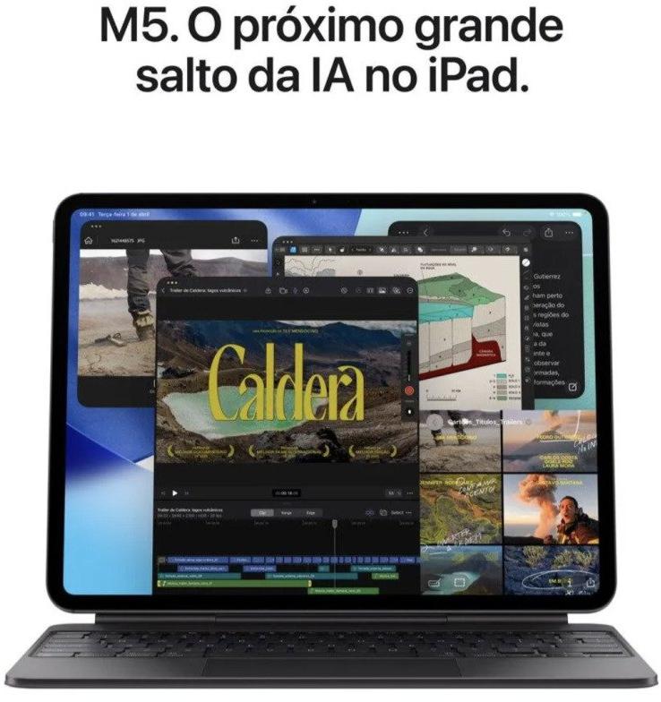 Apple Ipad Pro M5 13 Polegadas Wi-Fi Celular 256 GB Silver