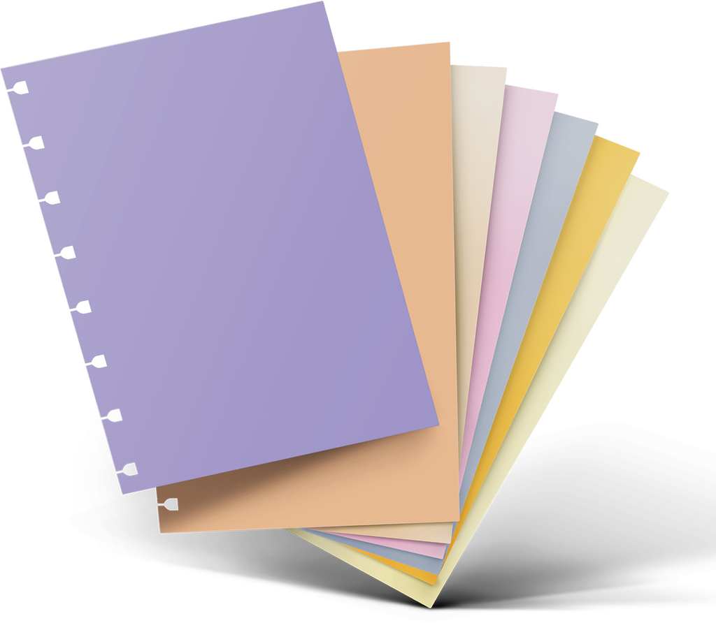 Refil Caderno Ótima Maxi Colorido Systemflex 20 Folhas