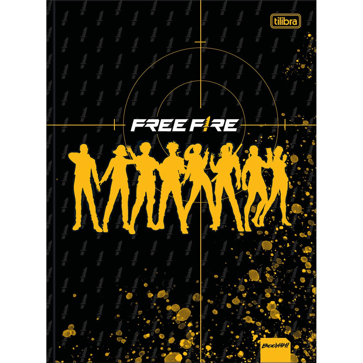 Caderno Brochura Tilibra Capa Dura Universitário Free Fire 80 Folhas 1x1 Sortido