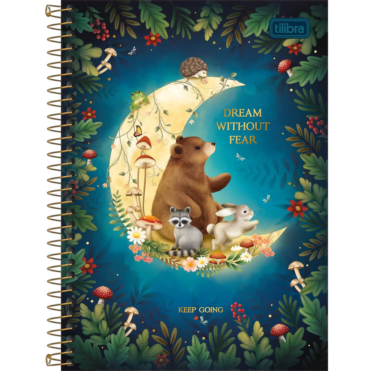 Caderno Universitário Tilibra Loveland Pequeno 1/4 Colegial 80 Folhas Sortido