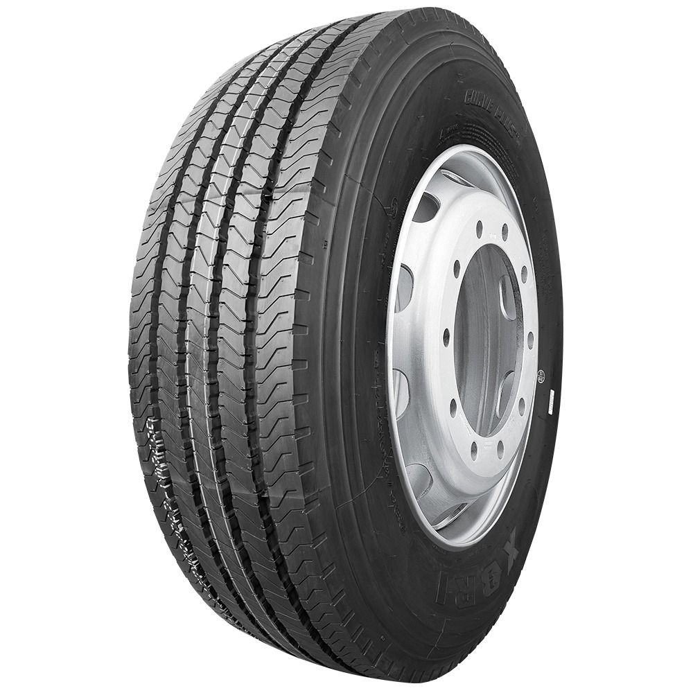 PNEU 295/80R22,5 XBRI 18PR 152/149M TL RRC CURVE PLUS C1 RODA DE ACO 22,5 X 8.25 LISO