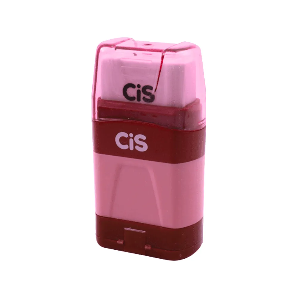 Apontador com Depósito CIS mais Borracha 480/12 Unidade Sortido