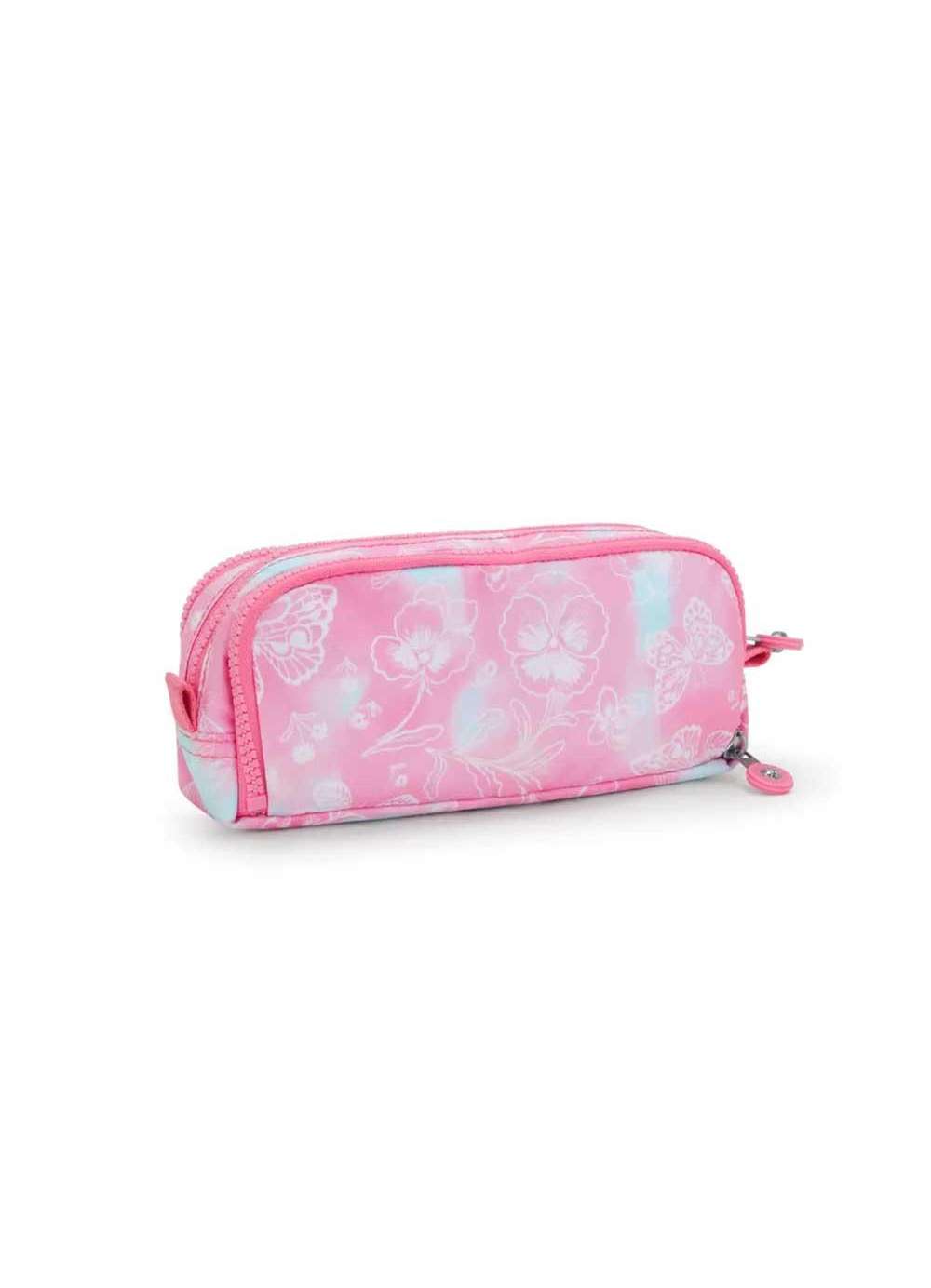 Estojo Kipling Gitroy Garden Clouds Rosa