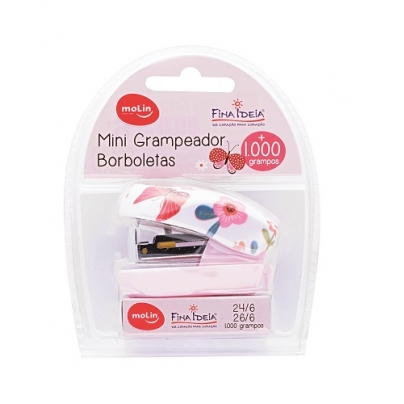 Grampeador Molin Mini Borboleta Base de 6 cm
