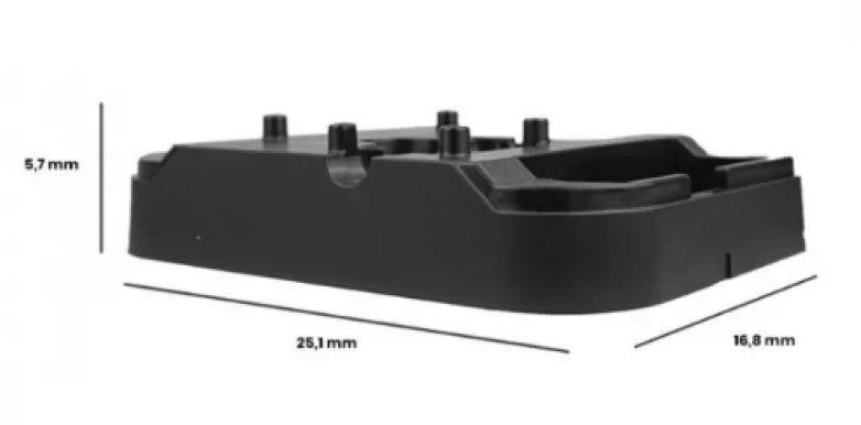 Base de Nylon Automatizador de Portão Deslizante DR400 DR600 Intelbras