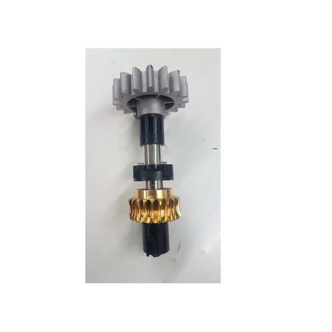 Eixo Coroa Bronze e Engrenagem de Alumínio DR400 DR600 DC800 Intelbras