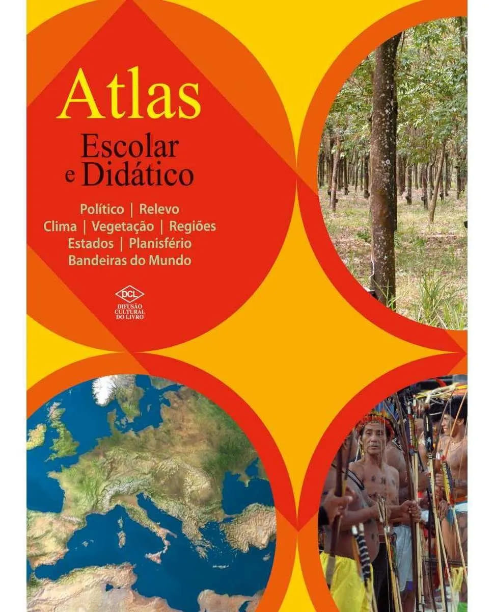 Livro Atlas DCL Escolar e Didático Brochura Atualizado
