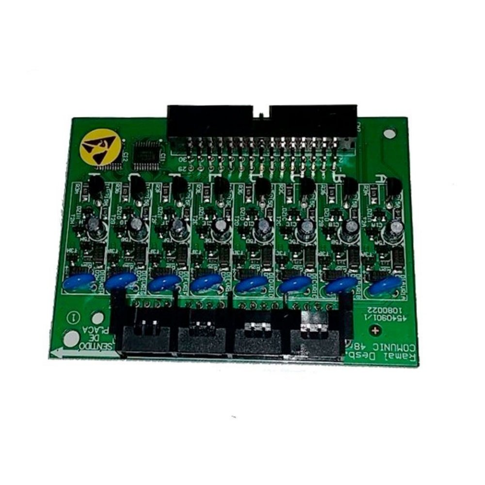 Placa 8 Ramais Desbalanceados Comunic 16 48 Intelbras