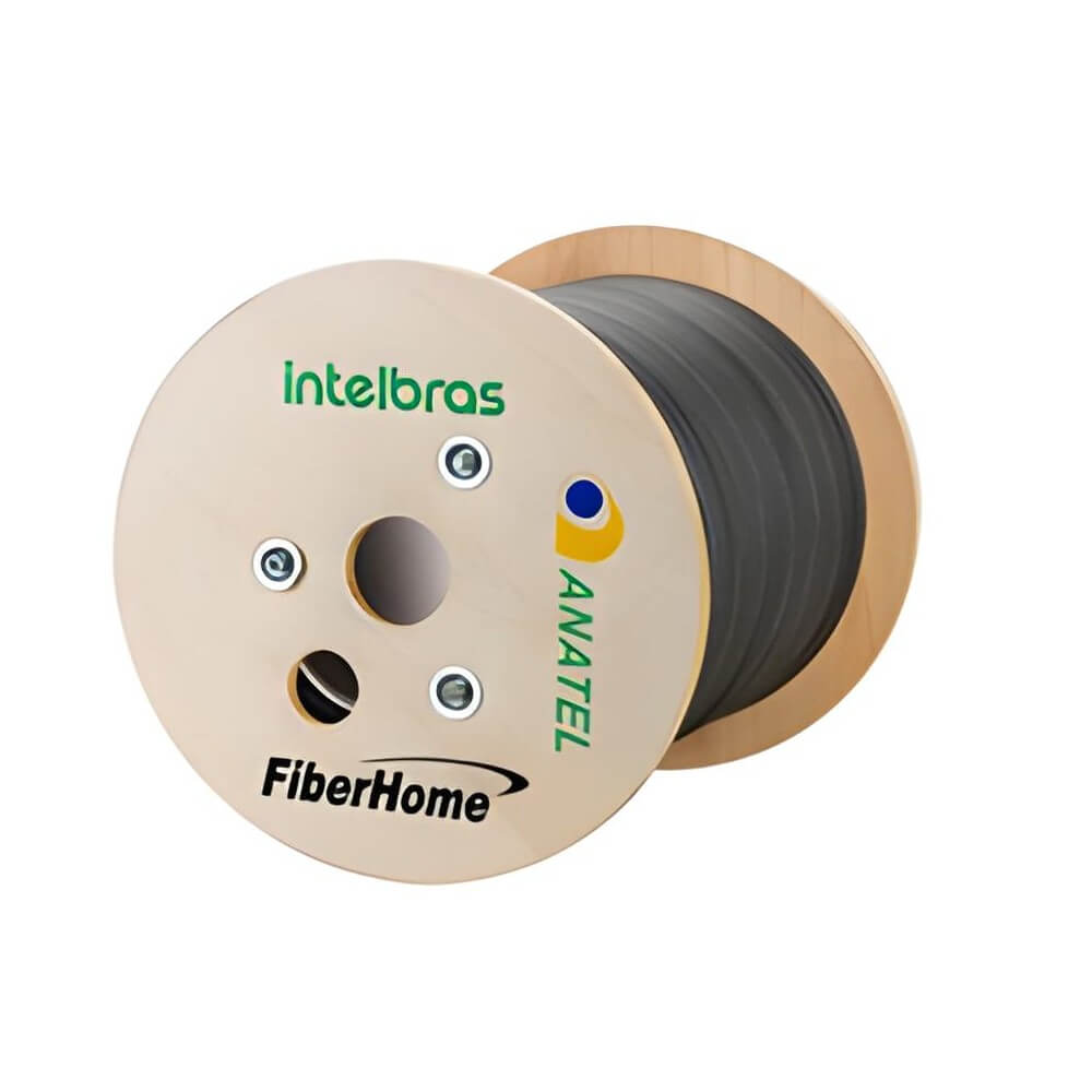 Cabo Óptico Drop Compacto 1km CFOAC BLI AB CM 01 FO CO LSZH Fiberhome Intelbras