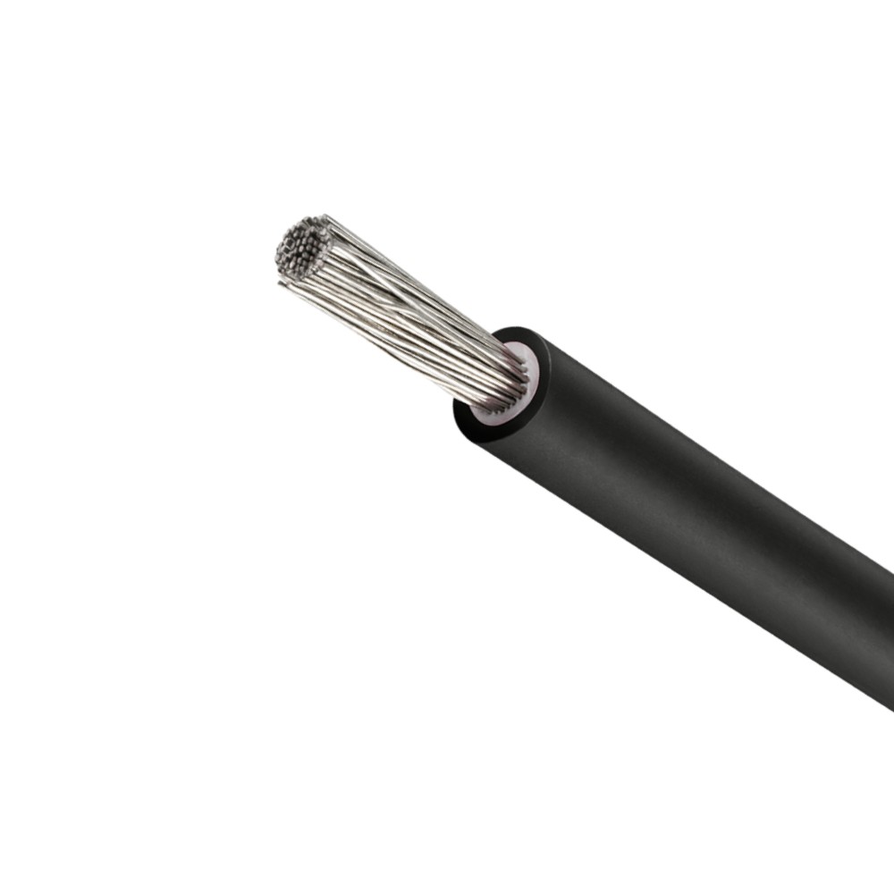 Cabo Solar Preto Negativo 1KVCA 1,8KVCC 4mm Intelbras