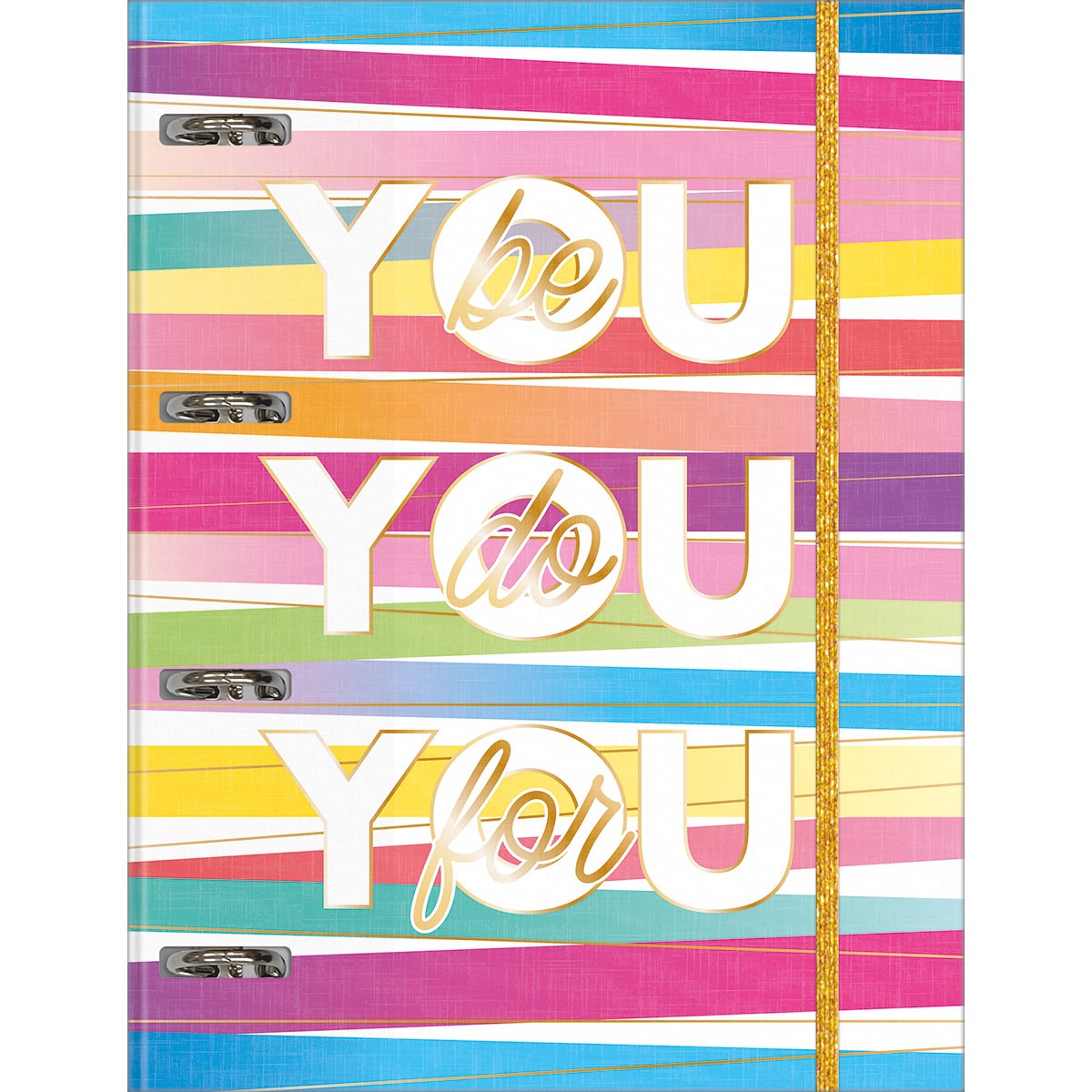 Fichário Tilibra Argolado BE NICE Cartonado com Elástico 80 Folhas