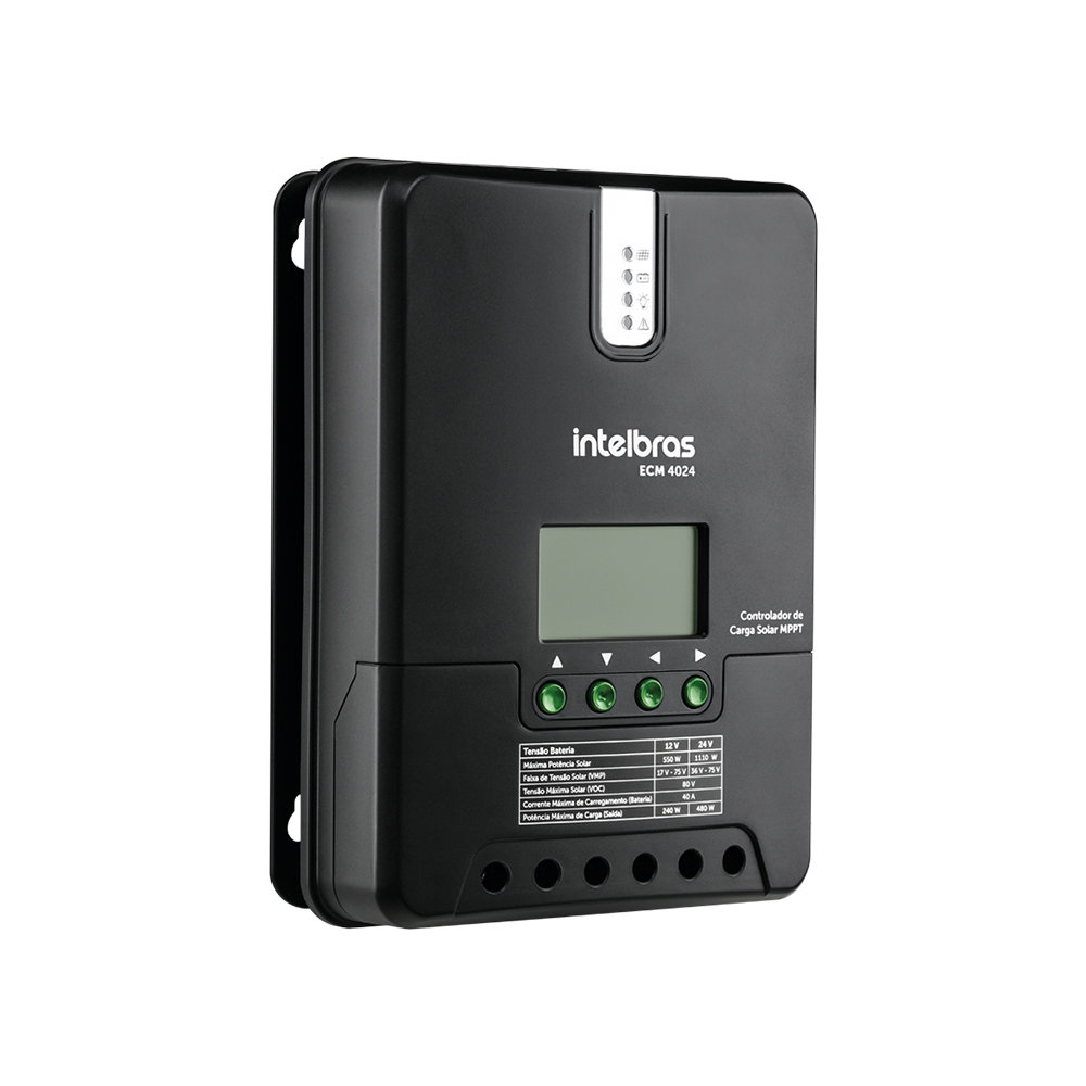 Controlador de Carga MPPT Off Grid ECM 4024 Intelbras