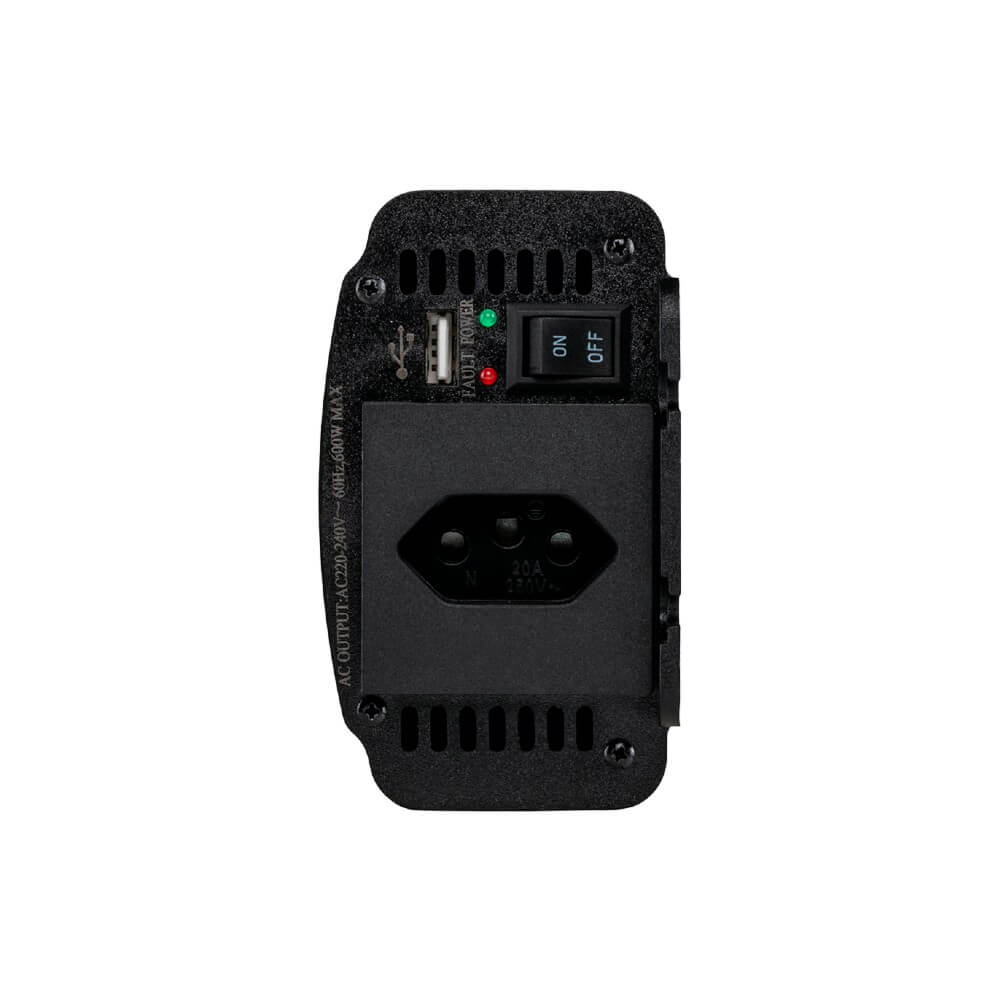 Inversor de Tensão de Onda Modificada 650W 127V IMD 651 Intelbras