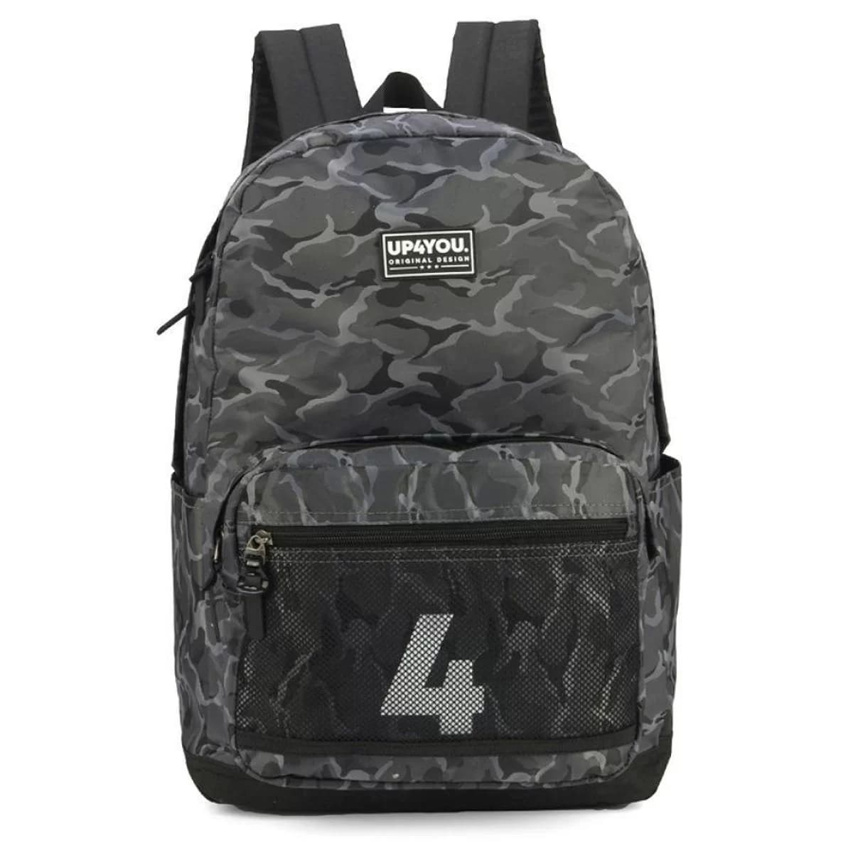 Mochila Costa Luxcel Up4you Laptop Grande Camuflada Cinza