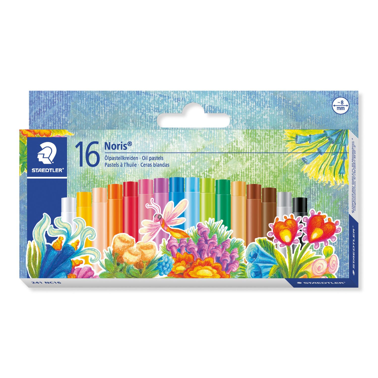Giz Staedtler Noris Club Pastel Oleoso 16 Cores