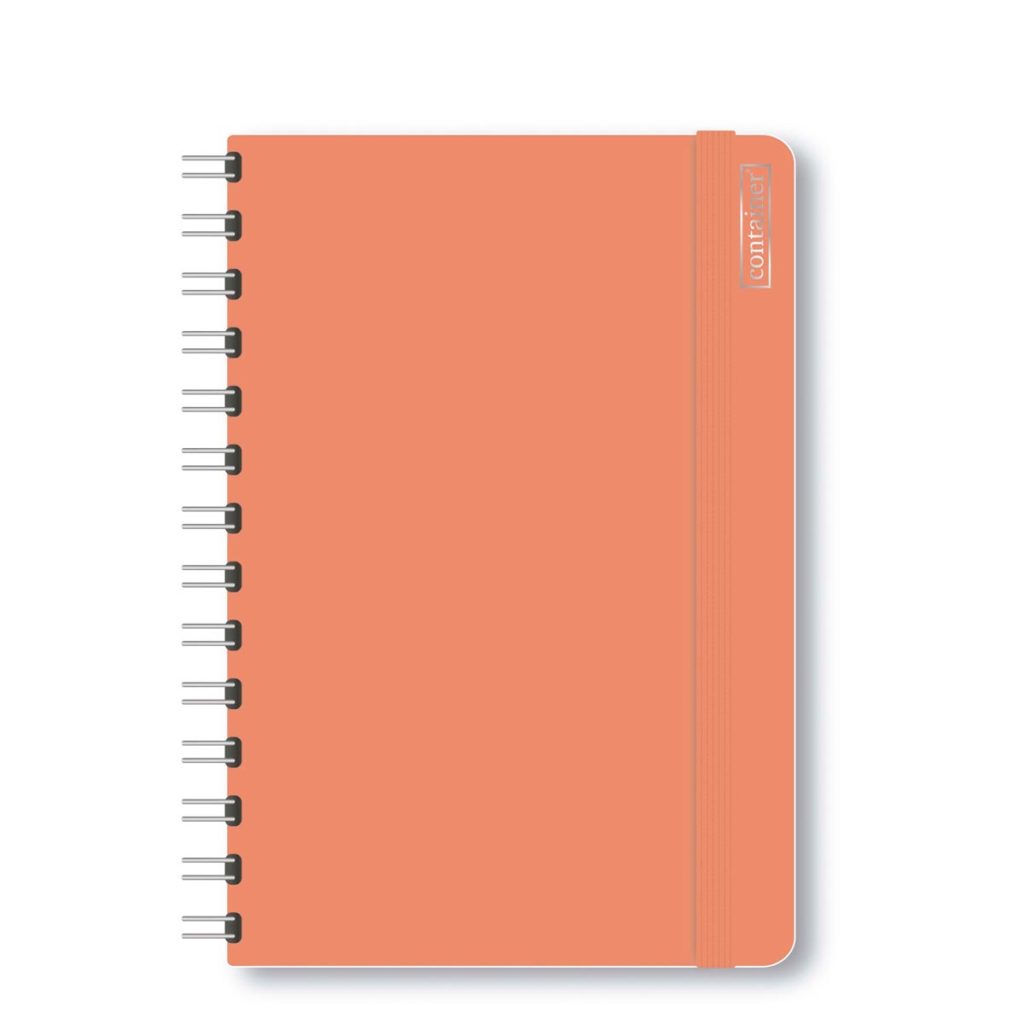 Caderno Universitário Dermiwil Style Coral 96 Folhas 1 Matéria