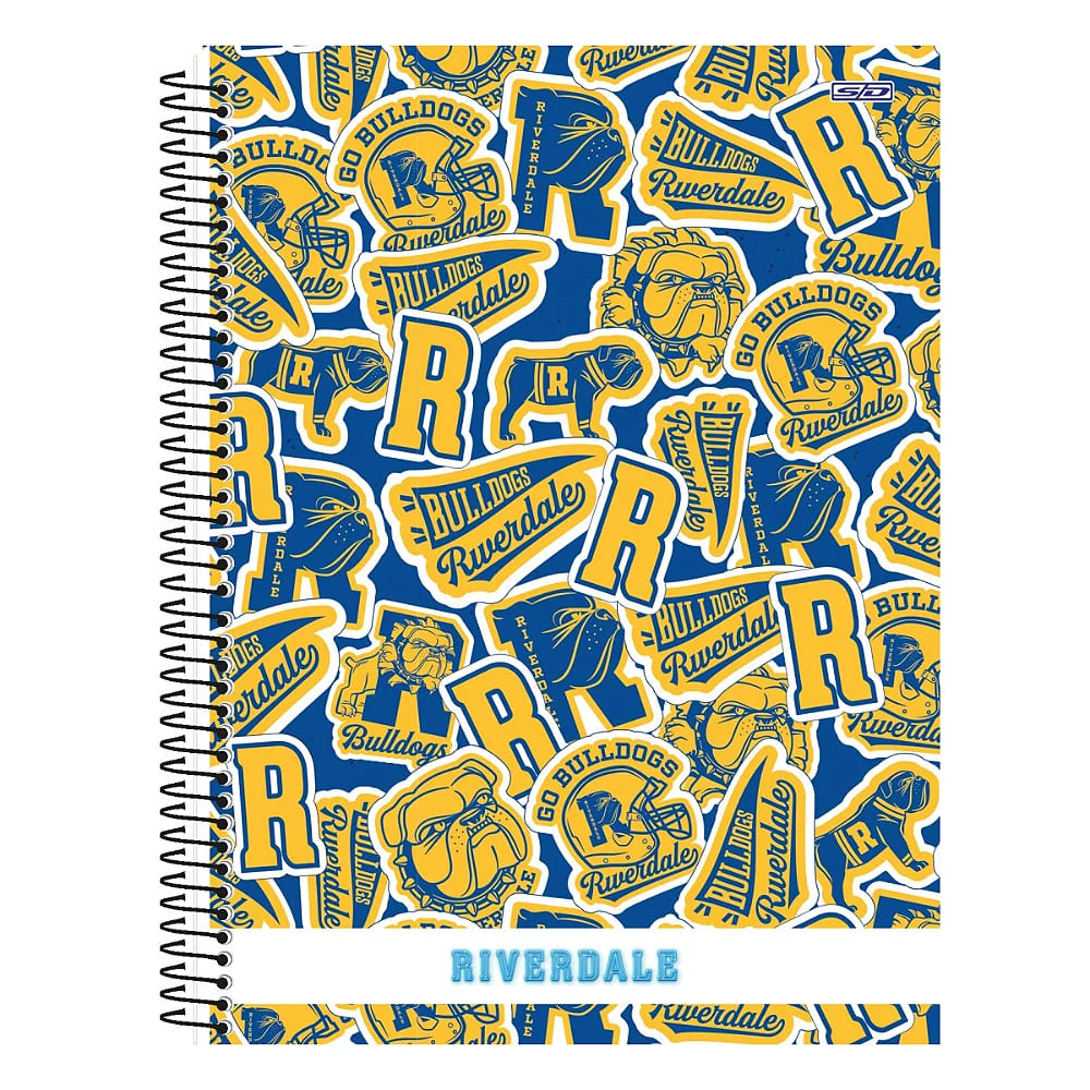 Caderno Universitário São Domingos Riverdale Capa Dura 160 Folhas 10 Matérias Sortido