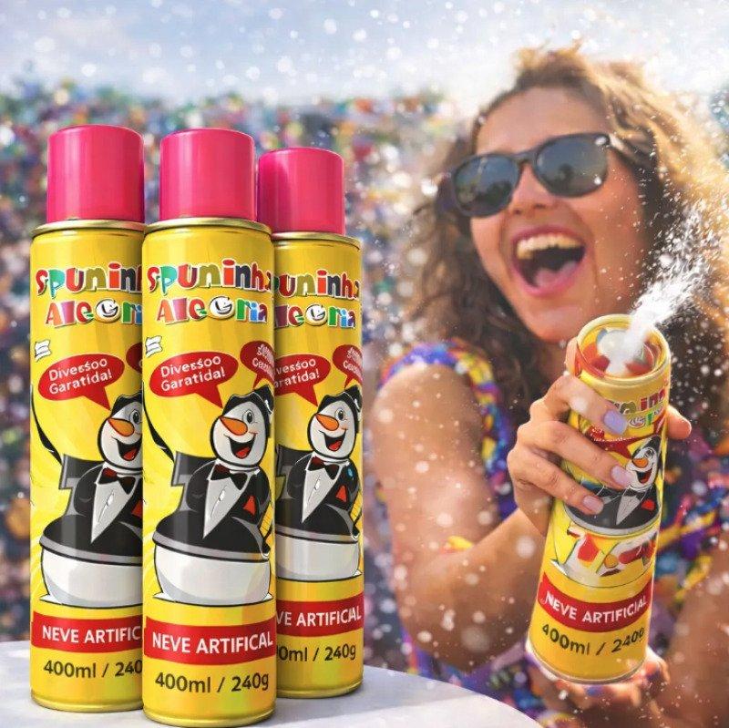 Spray Neve Artificial Espuma Brincadeira Carnaval