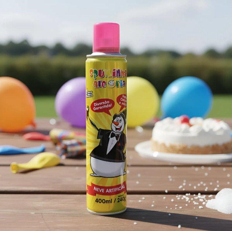 Spray Neve Artificial Espuma Brincadeira Carnaval