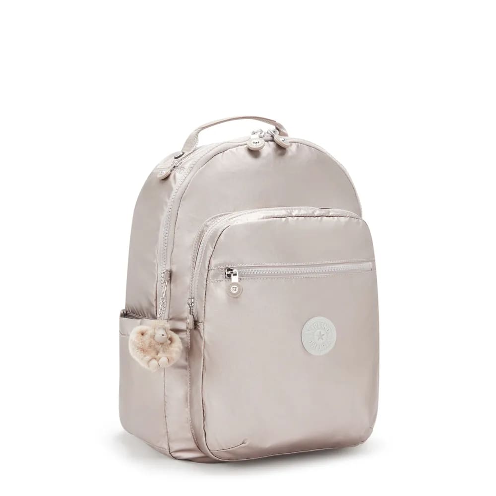 Mochila Kipling Seoul Metallic Glow Grande