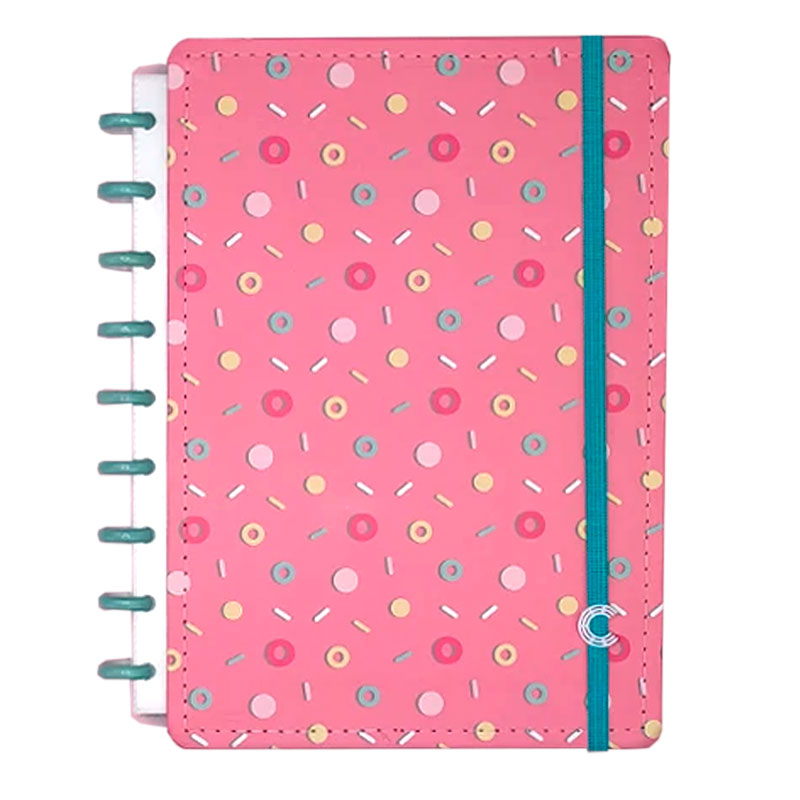 Caderno Inteligente Médio Lolly 60 Folhas com Pautas 20 Folhas sem Pauta