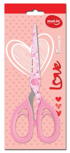 Tesoura Molin Office Flowers 18cm