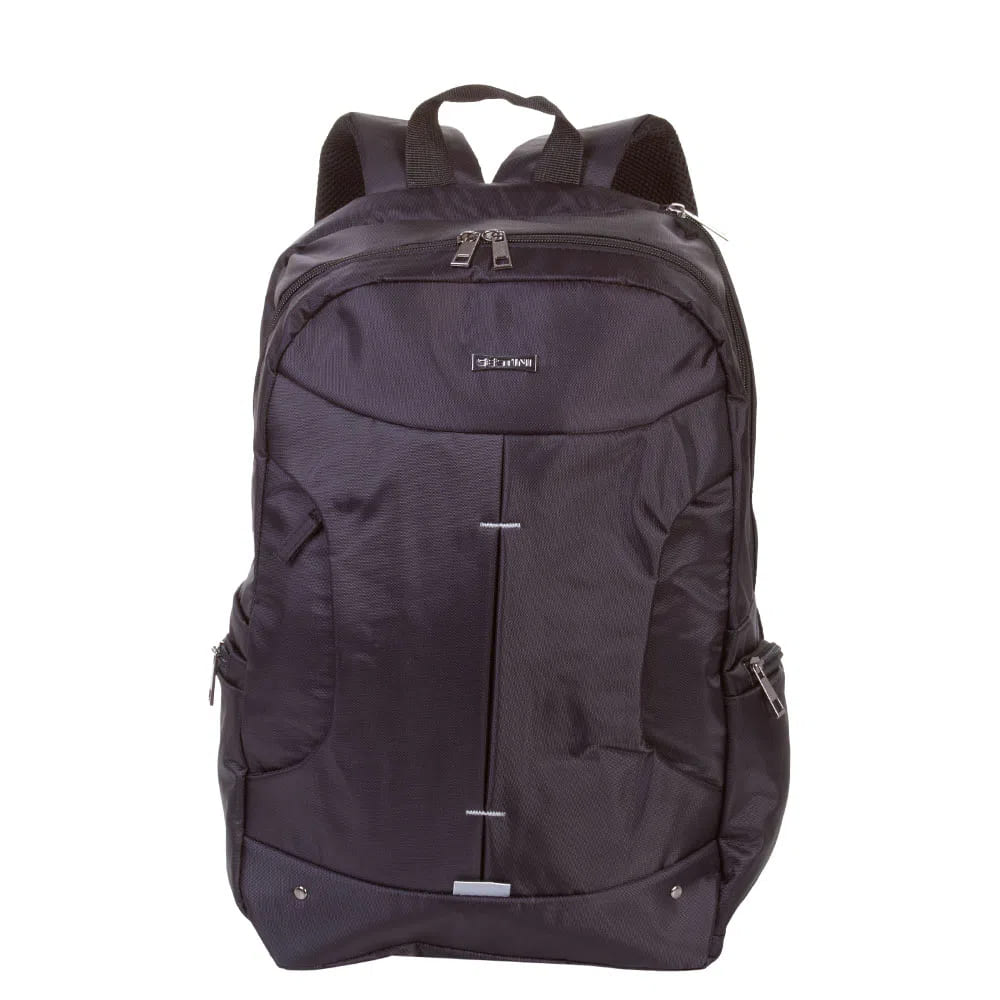 Mochila de Costa Sestini Grande 2 Compartimentos New Next Preto Grande