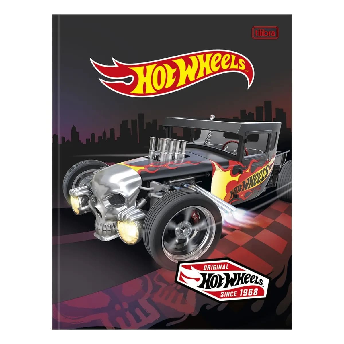 Caderno Tilibra Brochura Hot Wheels Universitário Capa Dura 80 Folhas Sortido