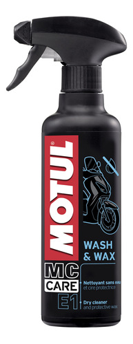Limpeza a Seco de Moto MOTUL MC CARE E1 WASH E WAX 400ml 102996