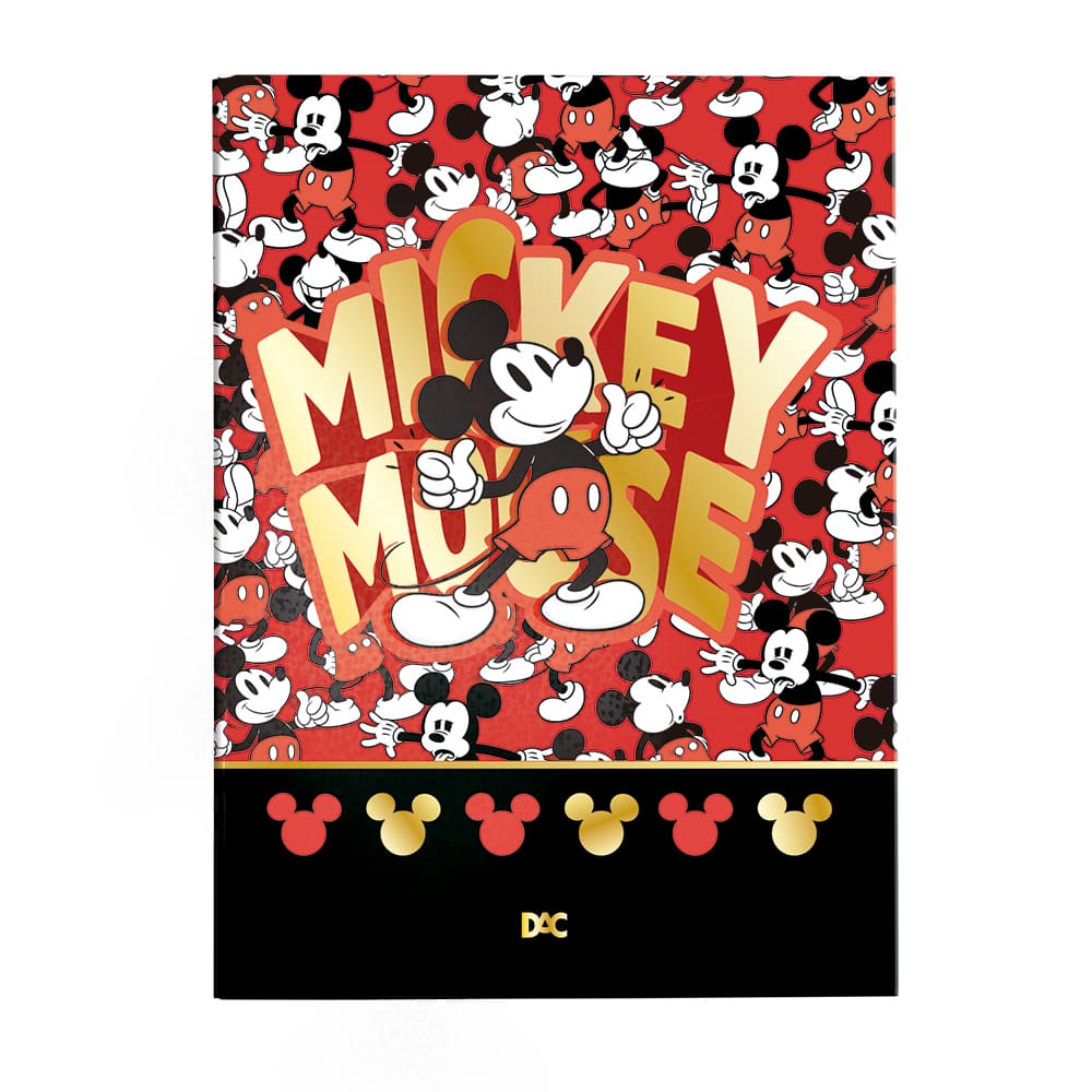 Pasta Catálogo DAC Mickey Ofício com Lombo Ajustável + 10 Envelopes