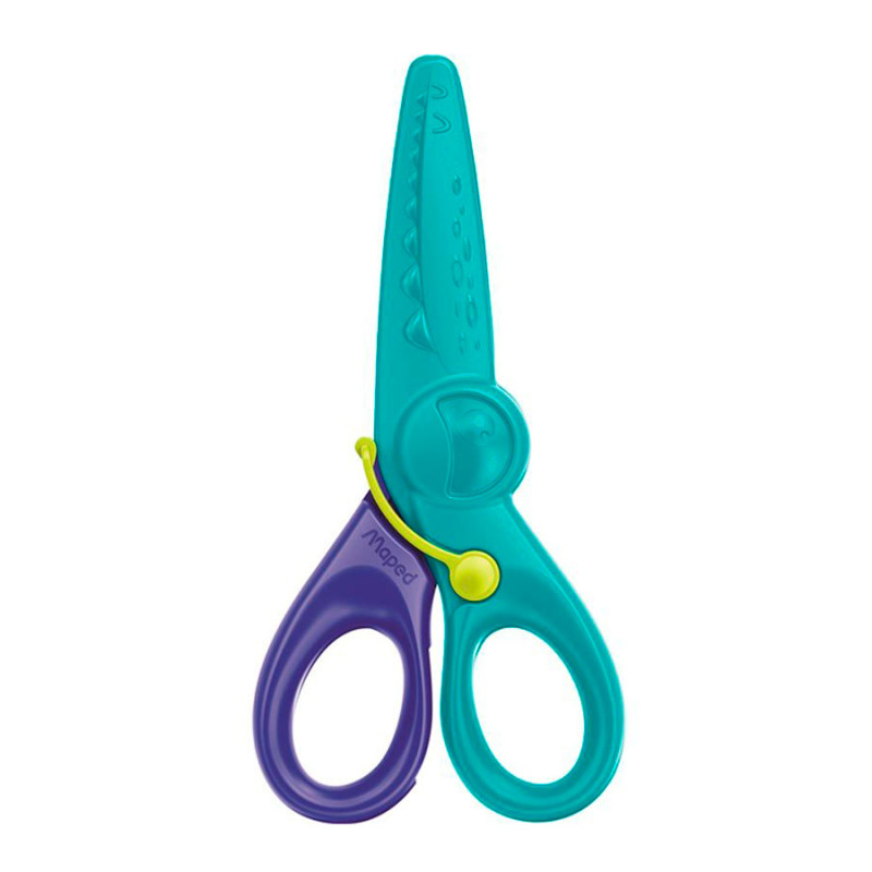 Tesoura Escolar Maped Mini Jacaré 12cm Cores