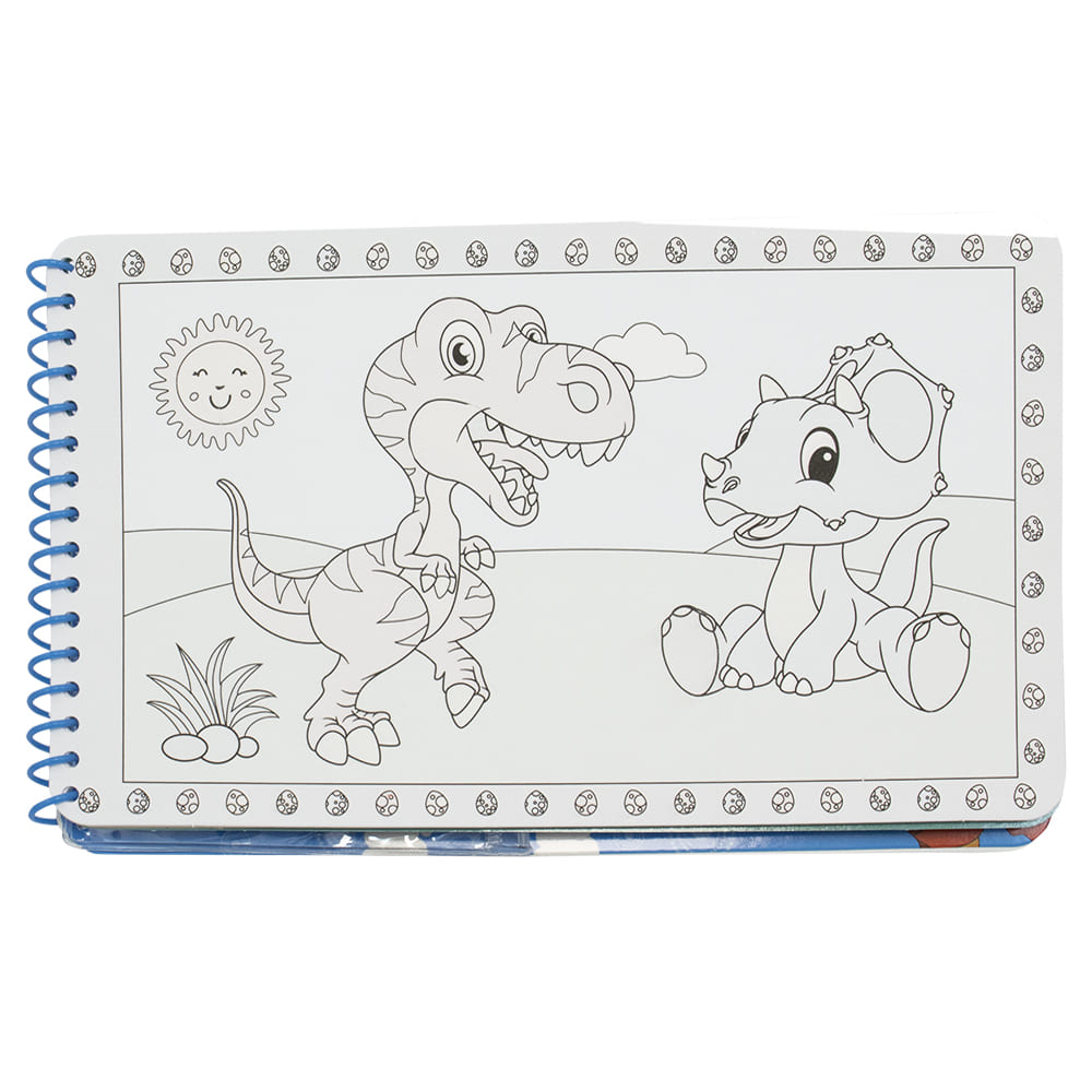 Livro Todolivro Dinossauros Surpresas com Água para Molhar e se Divertir