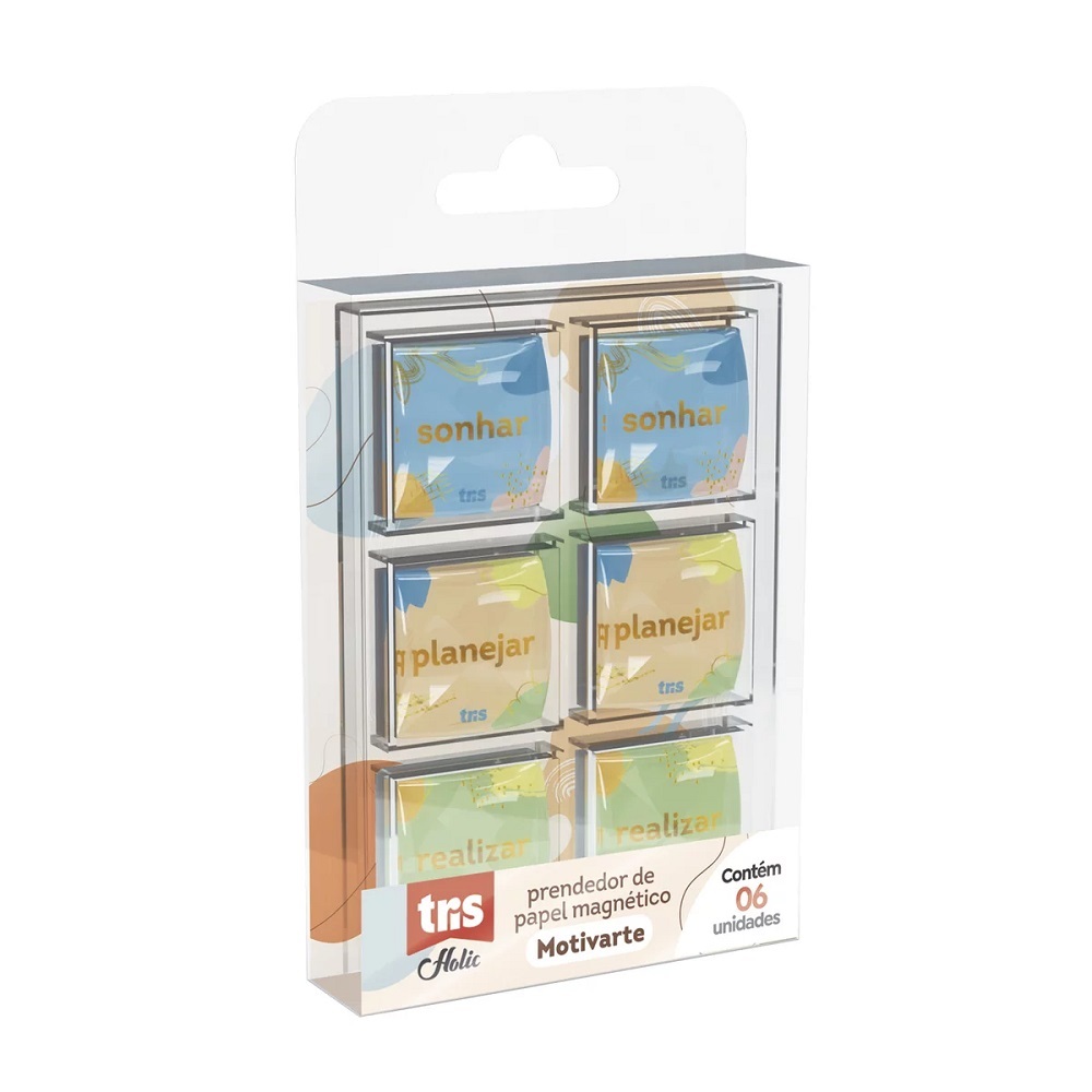 Prendedor de Papel Tris Magnético Holic Motivarte