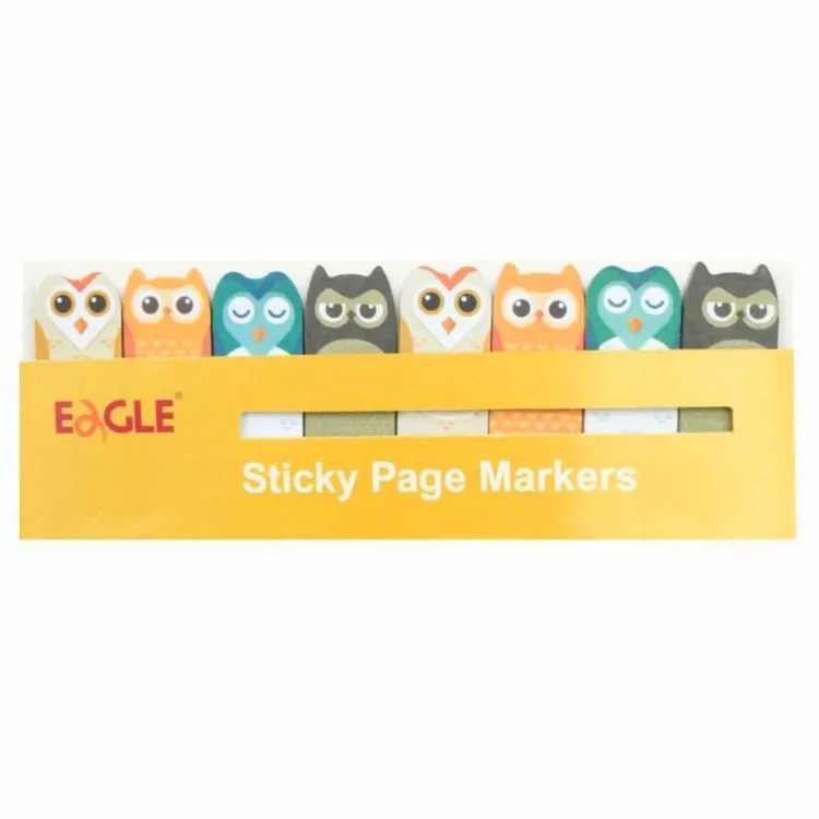 Marca Páginas Eagle Coruja 15 Folhas por Design