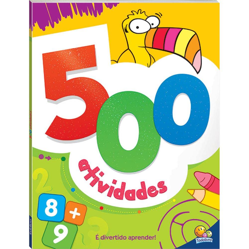 Livro Todolivro de 500 Atividades Laranja