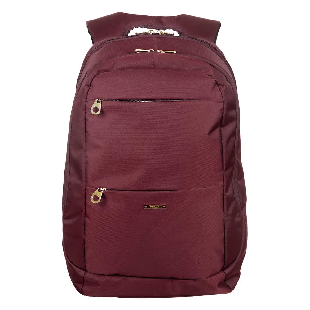 Mochila de Costa Sestini Grande 2 Compartimentos Safe Vinho Grande