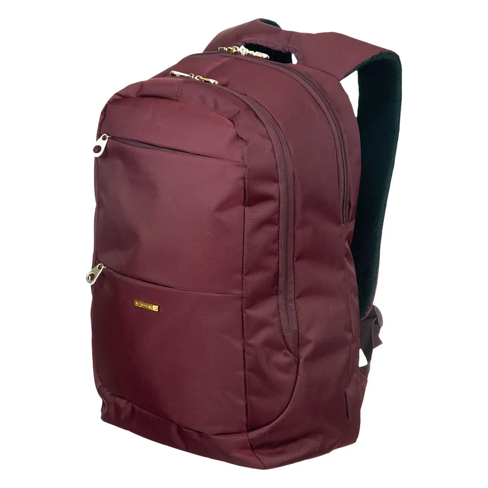 Mochila de Costa Sestini Grande 2 Compartimentos Safe Vinho Grande