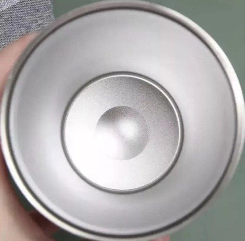 Copo Térmico Cuia 350 ml Aço Inox com Tampa Laranja