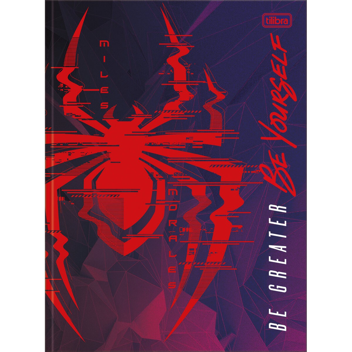 Caderno Brochura Tilibra Capa Dura Spider Game 80 Folhas Sortido