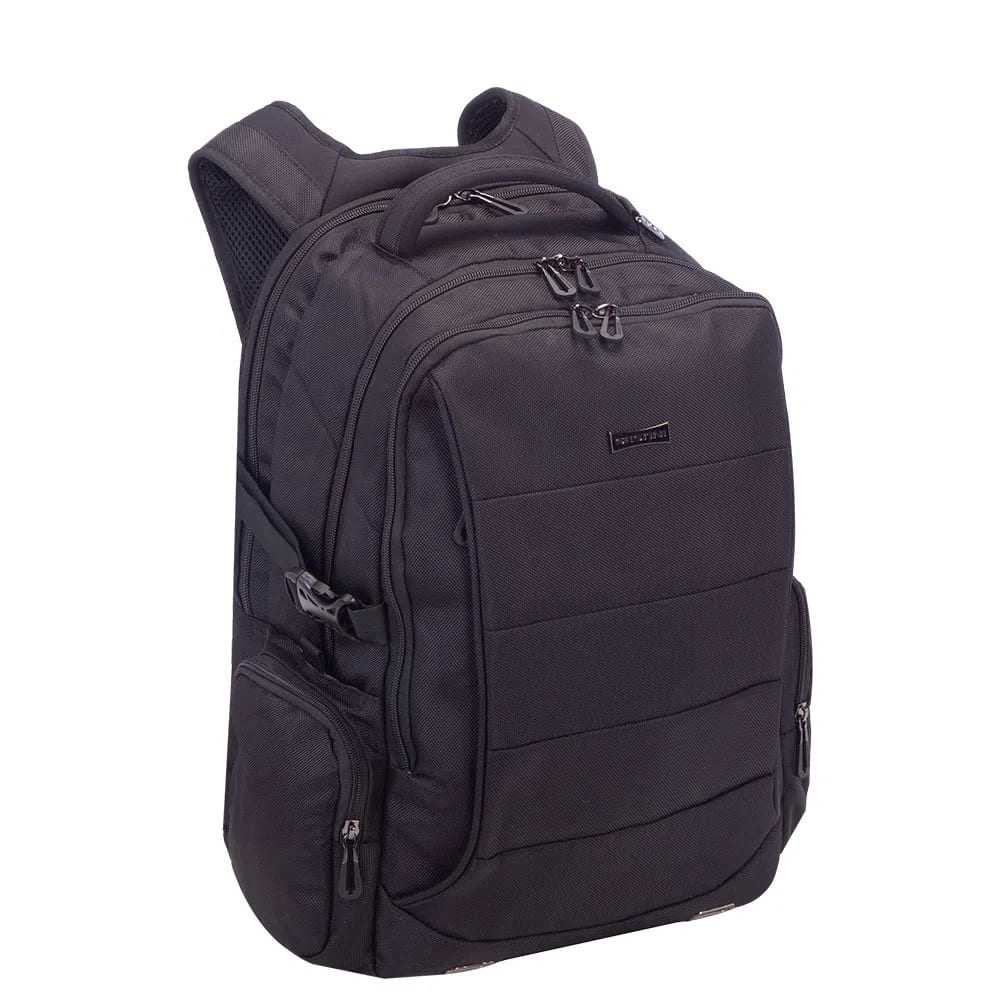 Mochila de Costa Sestini Grande 3 Compartimentos Laptop Web 3.0 Plus Preto Grande