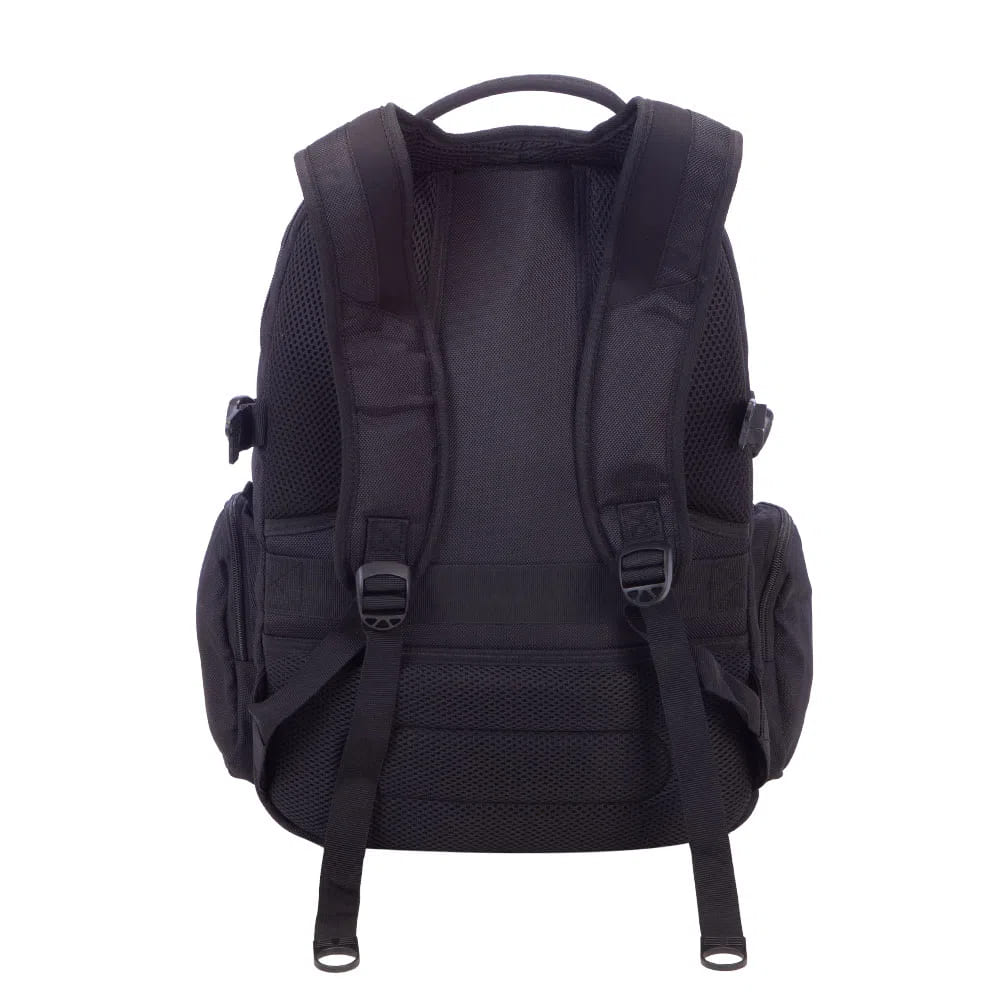 Mochila de Costa Sestini Grande 3 Compartimentos Laptop Web 3.0 Plus Preto Grande